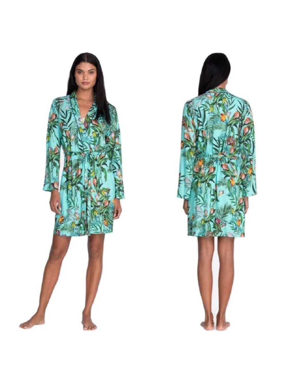 Johnny Was Taina Green Sleep Wear Robe